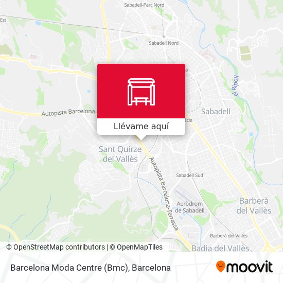Mapa Barcelona Moda Centre (Bmc)