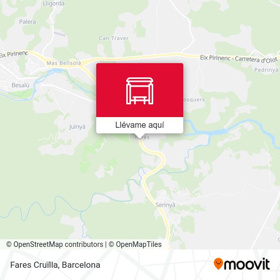 Mapa Fares Cruïlla