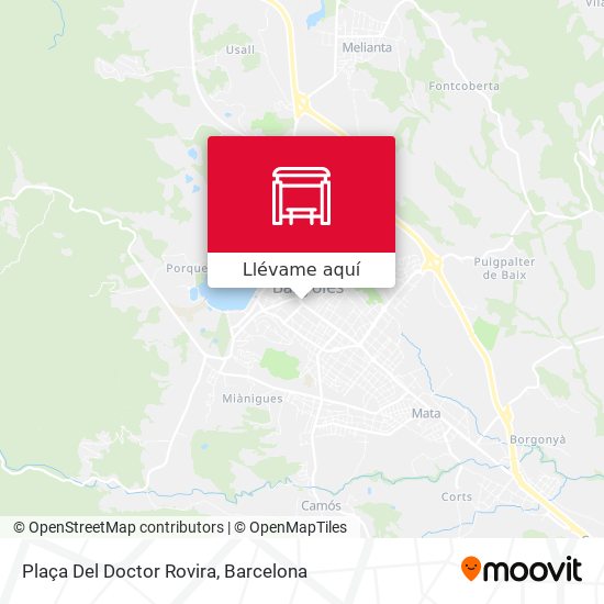 Mapa Plaça Del Doctor Rovira