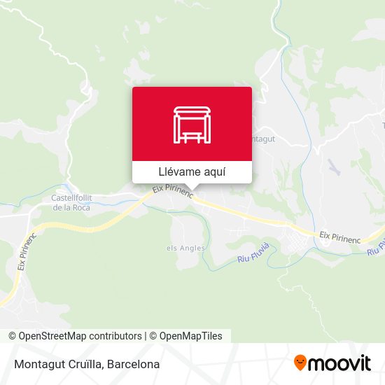Mapa Montagut Cruïlla