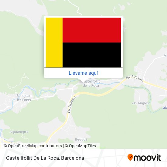 Mapa Castellfollit De La Roca