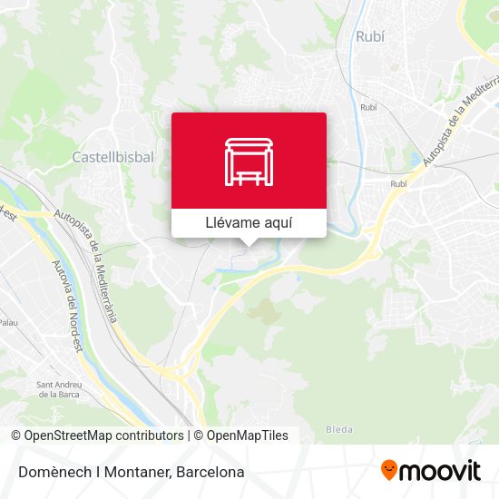 Mapa Domènech I Montaner