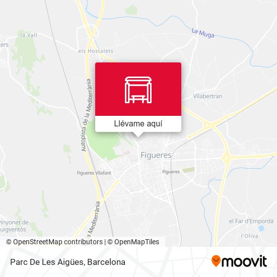 Mapa Parc De Les Aigües