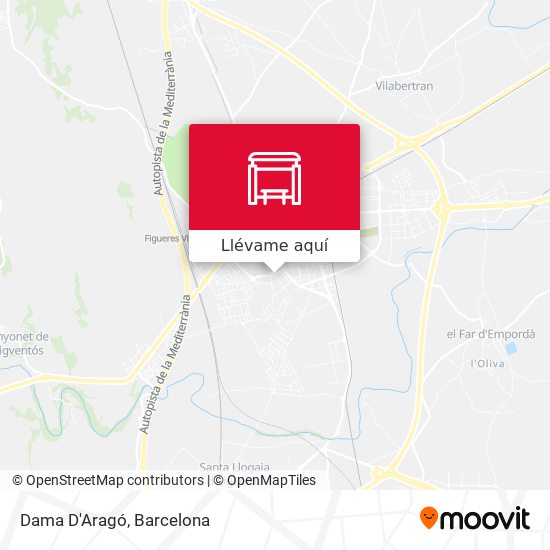 Mapa Dama D'Aragó