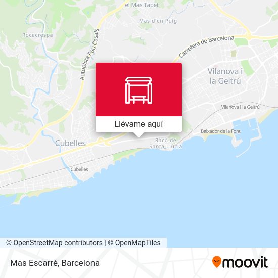Mapa Mas Escarré
