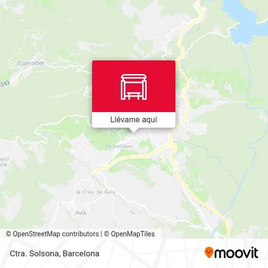 Mapa Ctra. Solsona