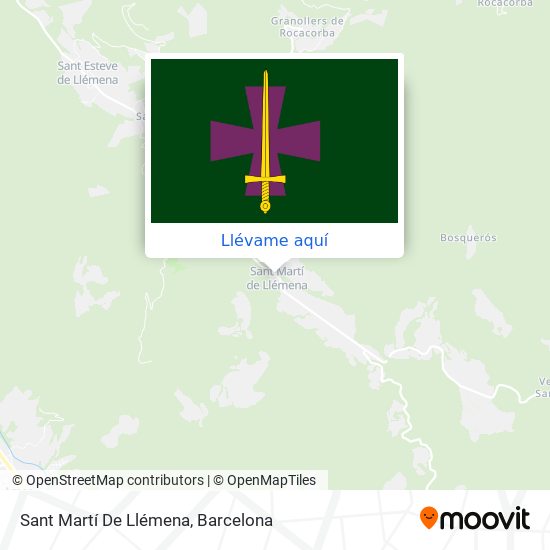 Mapa Sant Martí De Llémena