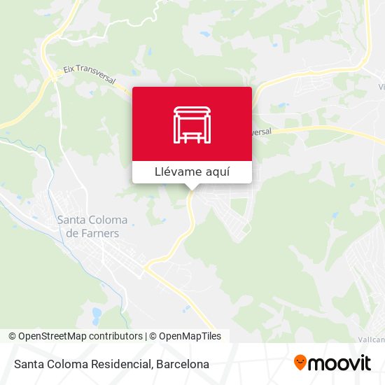 Mapa Santa Coloma Residencial