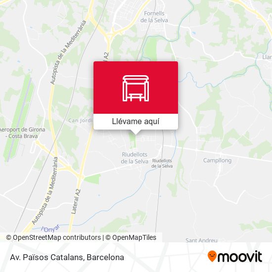 Mapa Av. Països Catalans