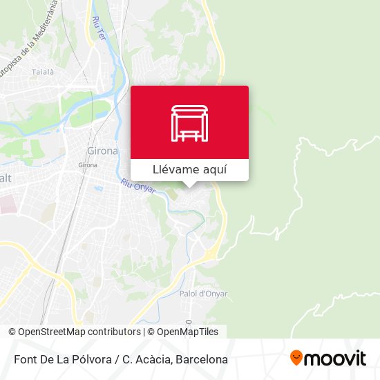 Mapa Font De La Pólvora / C. Acàcia