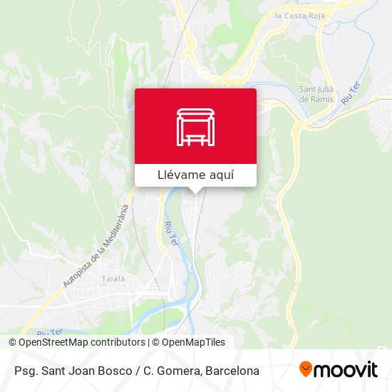 Mapa Psg. Sant Joan Bosco / C. Gomera