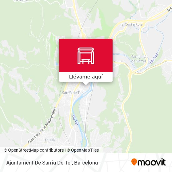 Mapa Ajuntament De Sarrià De Ter
