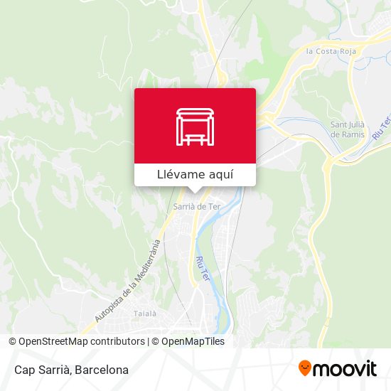 Mapa Cap Sarrià