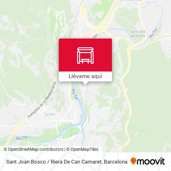 Mapa Sant Joan Bosco / Riera De Can Camaret