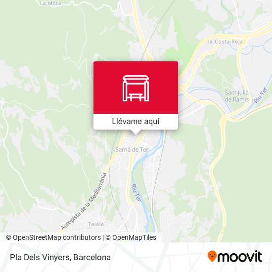 Mapa Pla Dels Vinyers