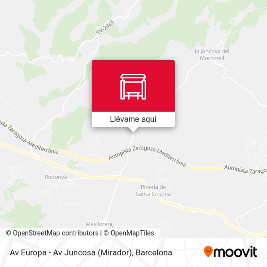 Mapa Av Europa - Av Juncosa (Mirador)