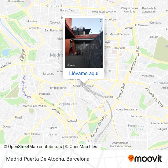 Mapa Madrid Puerta De Atocha