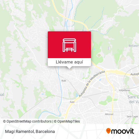 Mapa Magí Ramentol