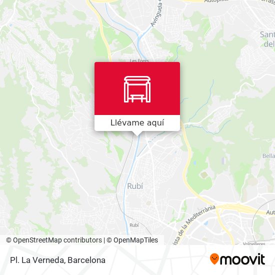Mapa Pl. La Verneda