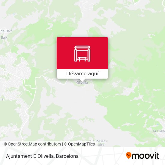 Mapa Ajuntament D'Olivella