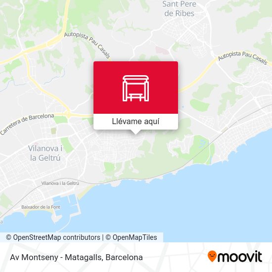 Mapa Av Montseny - Matagalls