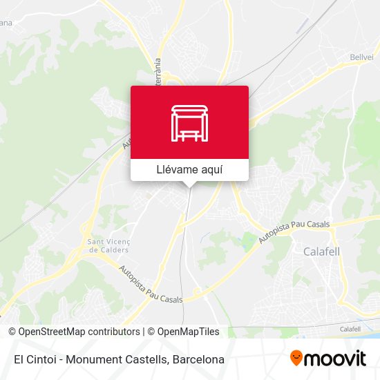 Mapa El Cintoi - Monument Castells