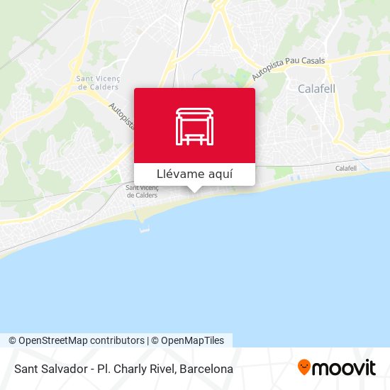 Mapa Sant Salvador - Pl. Charly Rivel