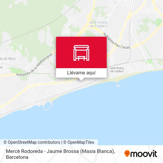 Mapa Mercè Rodoreda - Jaume Brossa (Masia Blanca)