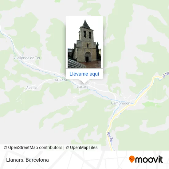 Mapa Llanars