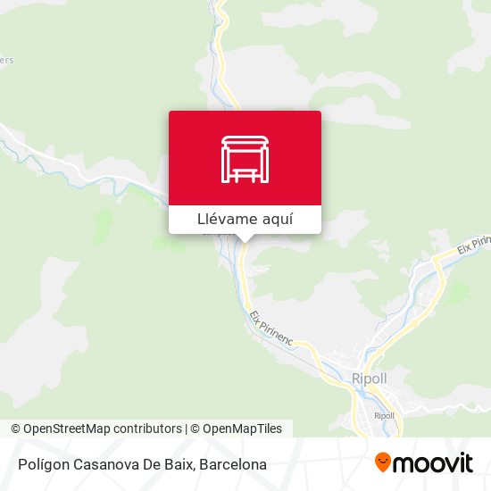 Mapa Polígon Casanova De Baix