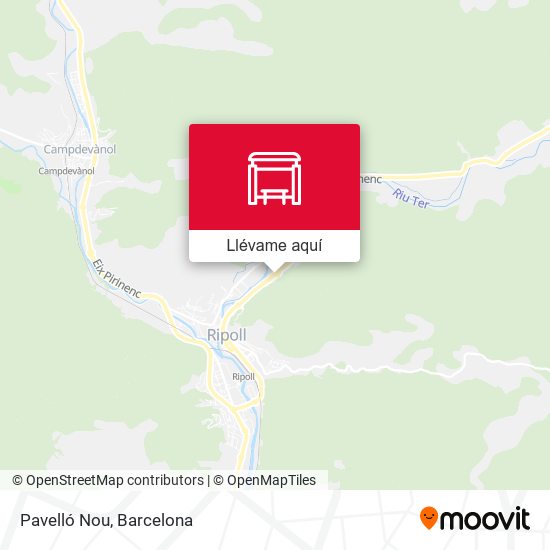 Mapa Pavelló Nou