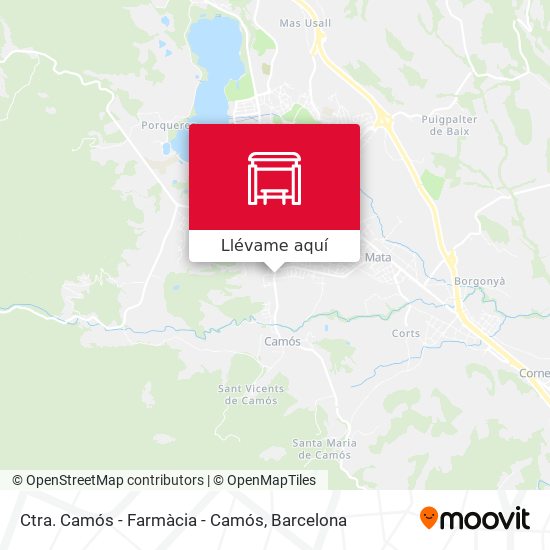 Mapa Ctra. Camós - Farmàcia - Camós