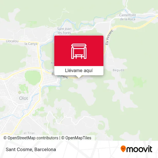 Mapa Sant Cosme