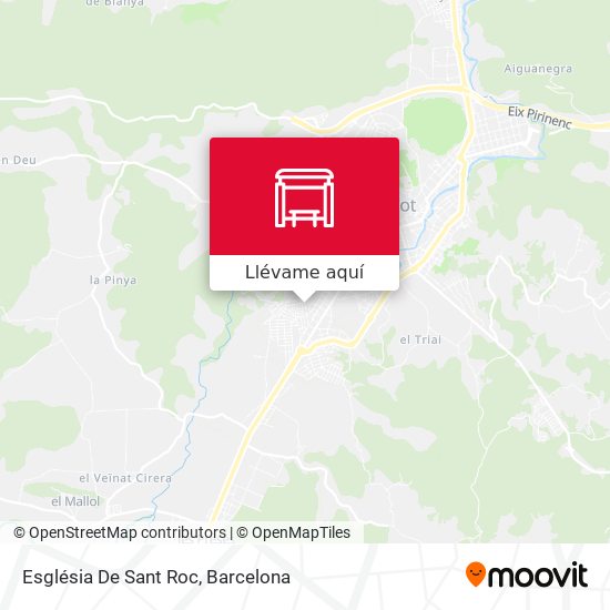 Mapa Església De Sant Roc
