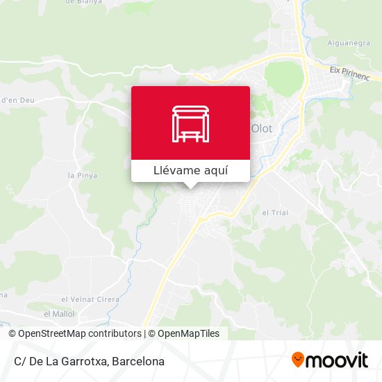 Mapa C/ De La Garrotxa