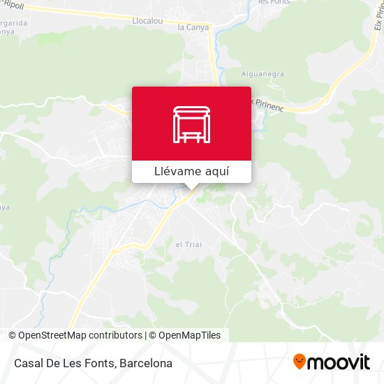 Mapa Casal De Les Fonts