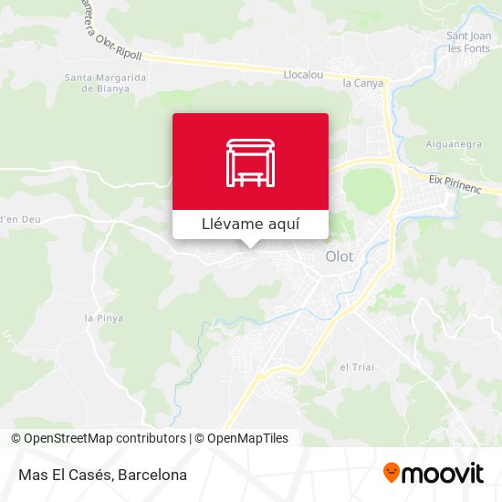 Mapa Mas El Casés