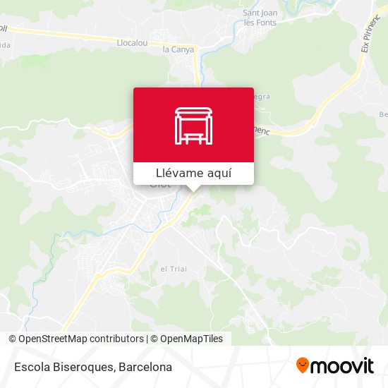 Mapa Escola Biseroques