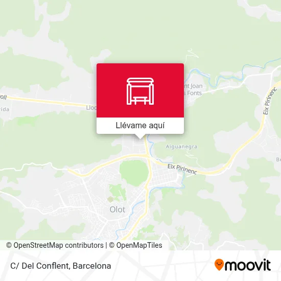 Mapa C/ Del Conflent