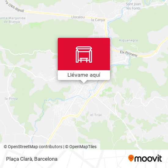 Mapa Plaça Clarà