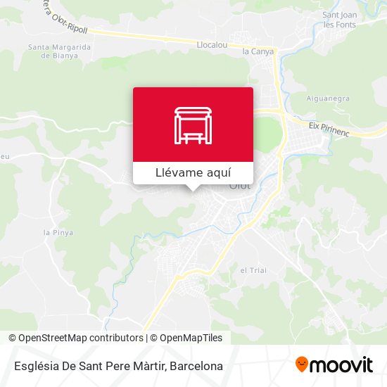 Mapa Església De Sant Pere Màrtir