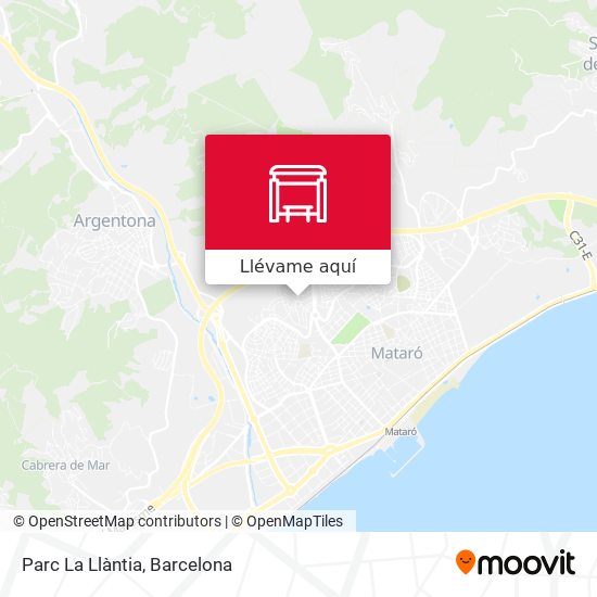 Mapa Parc La Llàntia