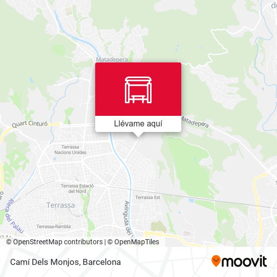 Mapa Camí Dels Monjos