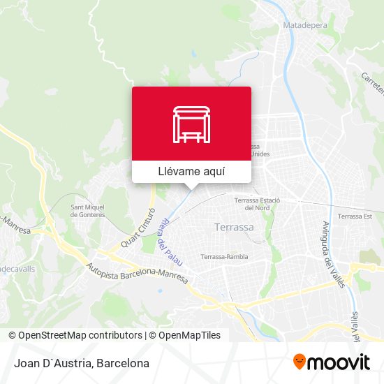 Mapa Joan D`Austria