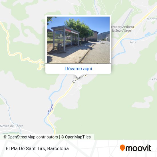 Mapa El Pla De Sant Tirs
