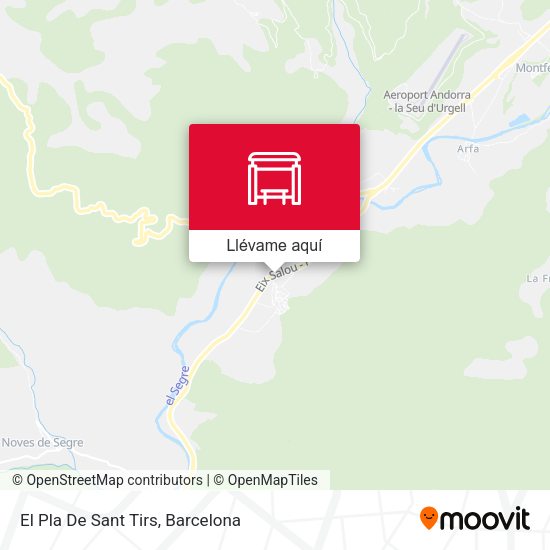 Mapa El Pla De Sant Tirs