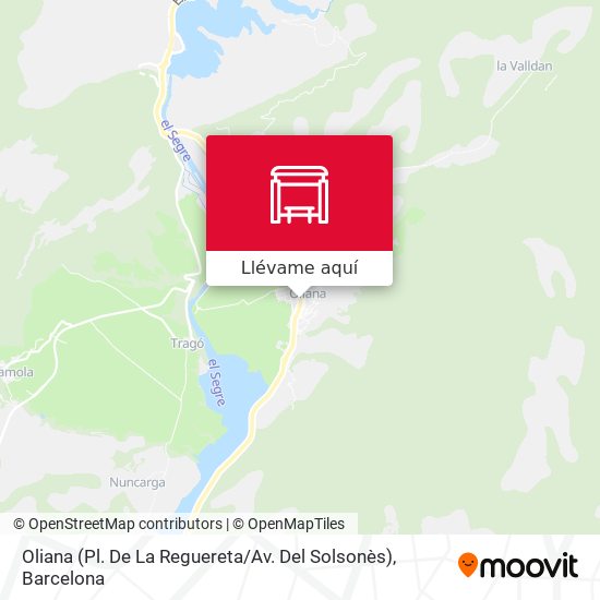 Mapa Oliana (Pl. De La Reguereta / Av. Del Solsonès)