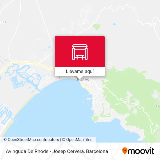 Mapa Avinguda De Rhode - Josep Cervera