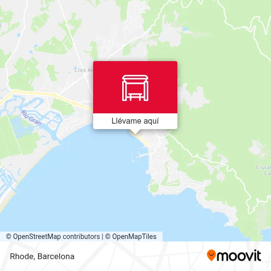 Mapa Rhode