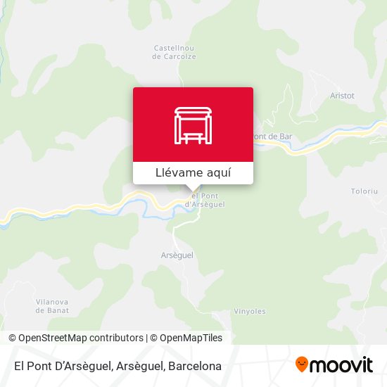 Mapa El Pont D’Arsèguel, Arsèguel